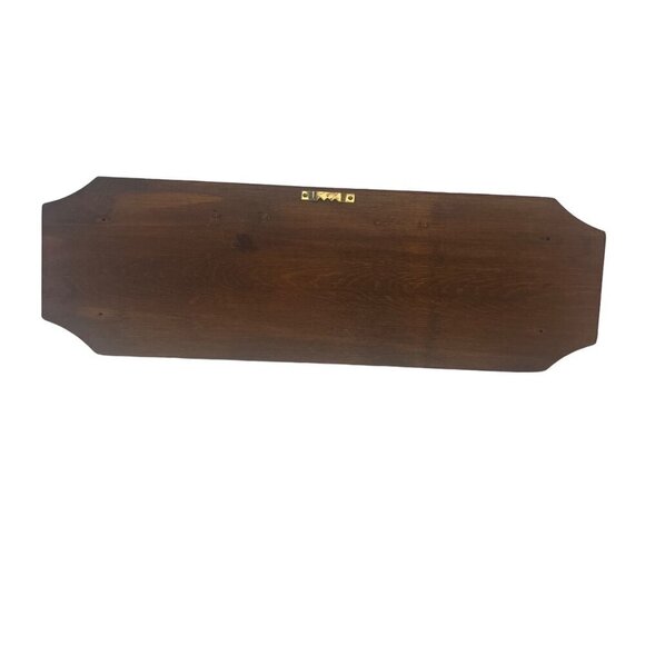 Bless Our Home Brass and Wood Wall Hanging Vintage MCM Ready To Hang - Picture 2 of 8